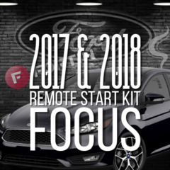 DIY 2017-2018 Ford Focus DIY Remote Start Installation Kit